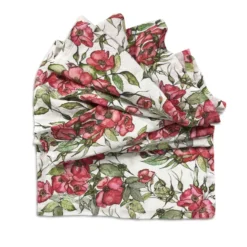 Bertioli By Thyme Table Linens Rosa Rugosa Linen Table Runner