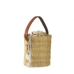 Toino Abel Handwoven Reed Bucket Bag Bags & Baskets