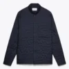 Wax London Menswear Sung Quilted Jacket - Navy