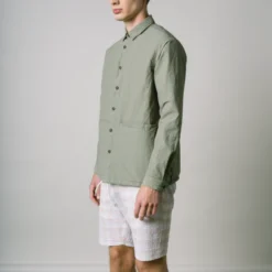 Kestin Armadale Overshirt In Light Olive
