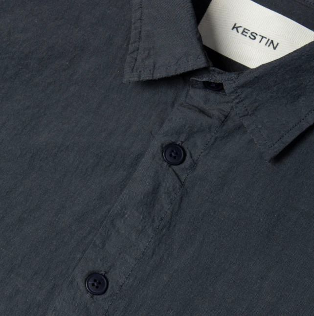Kestin Armadale Overshirt In Graphite Menswear