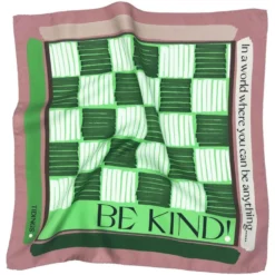 Tidings Silk Scarf/Neckerchief - Be Kind