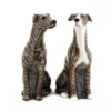 Quail Greyhound Brindle Salt & Pepper Shakers Ceramics