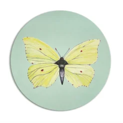 Bell Hutley Brimstone Butterfly Placemat - Yellow