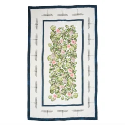 Bertioli By Thyme Table Linens Pre-Order Dragonfly And Waterlily Table Cloth