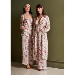 Bertioli By Thyme Silkwear Silk Head Scarf In Pink Rose