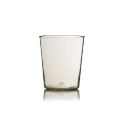 Murano Simple Hand Blown Water Glass In Smoke Drinkware