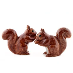 Quail Ceramics Red Squirrel Salt And Pepper Set