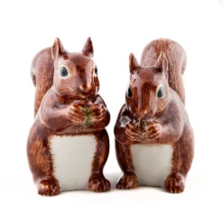 Quail Ceramics Red Squirrel Salt And Pepper Set