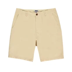 Love Brand Menswear Linen Shorts In Stone