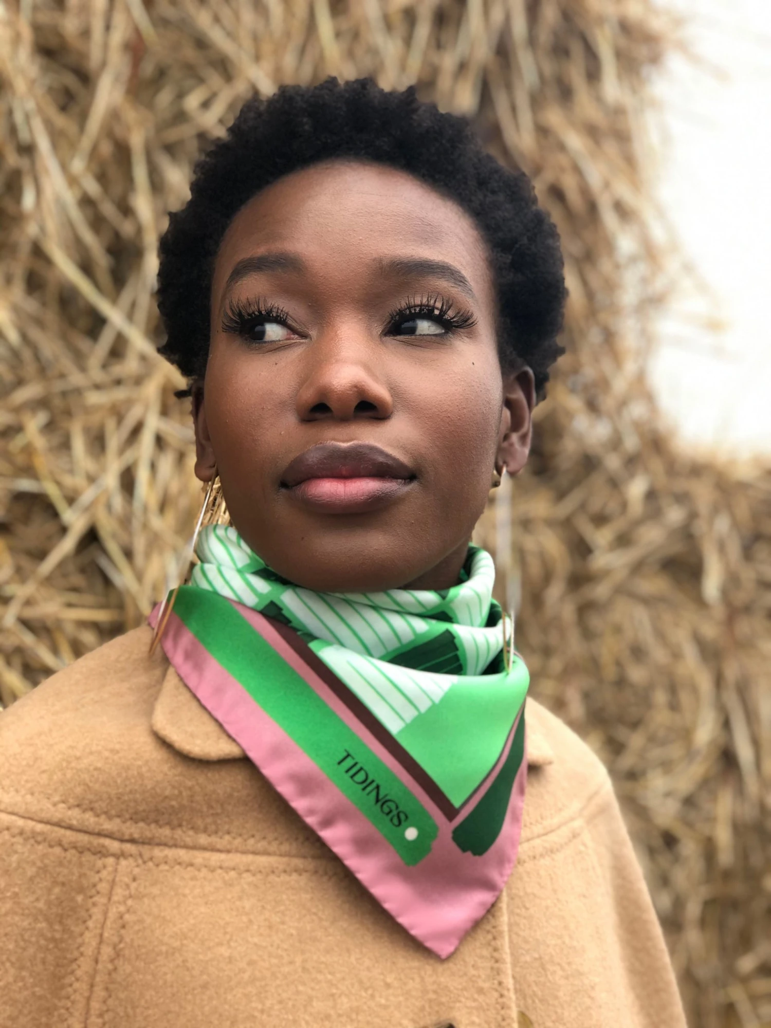 Tidings Silk Scarf/Neckerchief - Be Kind