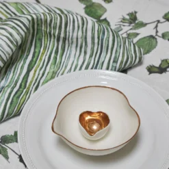 Bertioli By Thyme Green Stem Linen Napkin