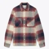 Wax London Whiting Overshirt - Rust Menswear