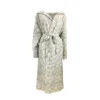 Bertioli By Thyme Linen Hooded Robe In Wild Flower