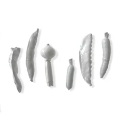 La Galine Set Of 6 White Mini Vegetables