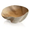 Mmaa Social Hand Woven Wavy Basket In Medium Bags & Baskets