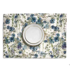Bertioli By Thyme Wild Chicory Linen Placemat