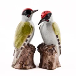 Quail Woodpecker Salt & Pepper Shakers