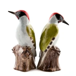 Quail Woodpecker Salt & Pepper Shakers
