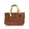 Rosa Mosa Willow Basket Bag With Yellow Handles Bags & Baskets