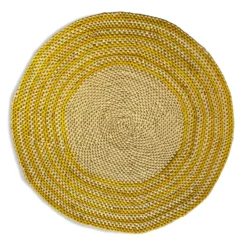 Mmaa Social Sunshine Woven Straw Placemat Placemats
