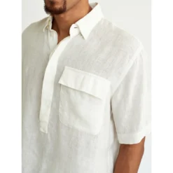Wax London Hugg Linen Shirt - White