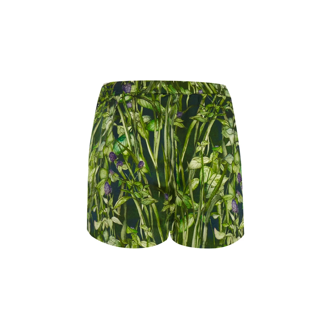 Bertioli By Thyme Silk Shorts In Rivermint
