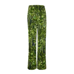 Bertioli By Thyme Silk Trousers In Rivermint With Stripe